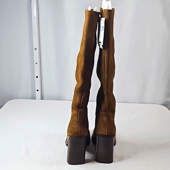 Mango Brown Suede Boots Size 40 NWT - Picture 7 of 9